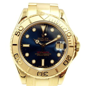 【中古】ROLEX 68628 ヨットマスター イエローゴールド YG 機械式自動巻き 日付表示 U番 1998年頃 ロレックス ボーイズ ユニセックス ブランド 腕時計 USED-A wtc●