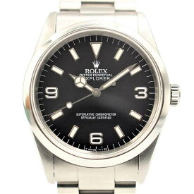 【中古】ROLEX 14270 エクスプローラー 機械式自動巻き T番 1996年頃 ロレックス メンズ ブランド 腕時計 USED-A wtc●