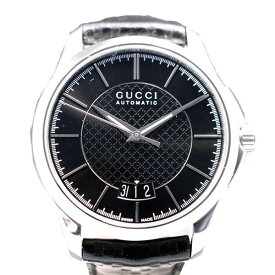 【中古】GUCCI 126.4/YA126430 Gタイムレス 機械式自動巻き 日付表示 グッチ メンズ ブランド 腕時計 USED-A wtc