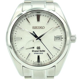 【中古】SEIKO SBGA011 グランドセイコー 9R65-0AE0 スプリングドライブ 10気圧防水 日付表示 パワーリザーブ セイコー メンズ ブランド 腕時計 USED-SA wtc●