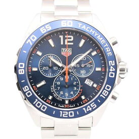 【中古】TAG HEUER CAZ1014 フォーミュラ1 クォーツ 200m防水 日付表示 1/10秒クロノグラフ タキメーターベゼル 青系文字盤 タグホイヤー メンズ ブランド 腕時計 USED-A wtc●