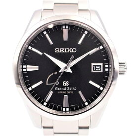 【中古】SEIKO SBGA101 グランドセイコー 9R65-0BM0 スプリングドライブ 10気圧防水 日付表示 パワーリザーブ セイコー メンズ ブランド 腕時計 USED-AB wtc●