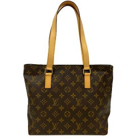 LOUIS VUITTON M51148 カバ ピアノ モノグラム キャンバス ブラウン トートバッグ ショルダー ハンドバッグ ブランド ルイヴィトン レディース □□ USED-A