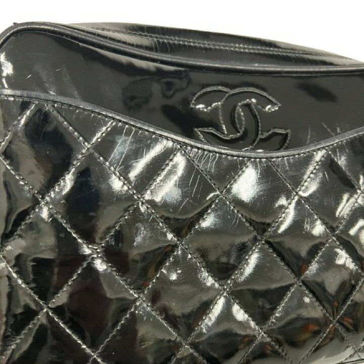 楽天市場】CHANEL シャネル フリンジ エナメル チェーン ショルダー 
