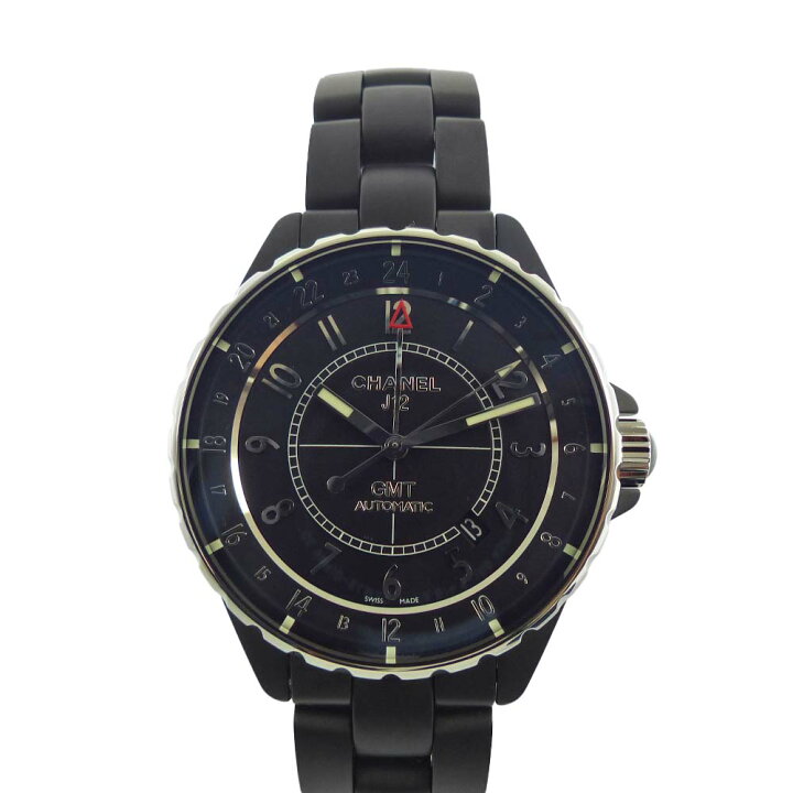 楽天市場】シャネル CHANEL H3101 J12 マットブラック GMT □□USED-A 