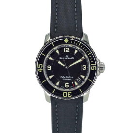 ブランパン BLANCPAIN 5015-1130-52A フィフティファゾムス ブラック □□USED-S