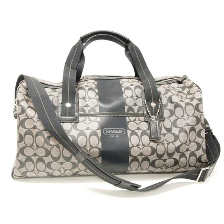楽天市場】【中古】COACH ボストンバッグ F77185 シグネチャー 