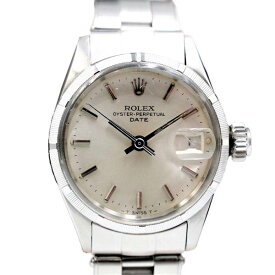 【中古】ROLEX 6519 オイスターパーペチュアル デイト 機械式自動巻き 8番台 1952年頃 6ケタシリアル ロレックス レディース ブランド 腕時計 USED-B wtc●