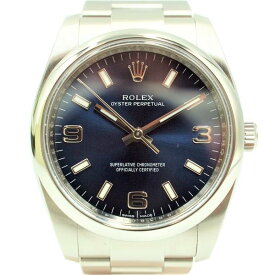 【中古】ROLEX 114200 オイスターパーペチュアル34 機械式自動巻き ランダム番 2017年頃 ロレックス ボーイズ ユニセックス ブランド 腕時計 USED-AB wtc●