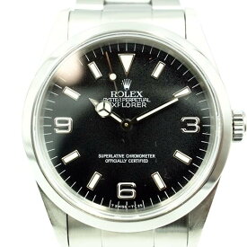 【中古】ROLEX 14270 エクスプローラー 機械式自動巻き X番 1991年頃 ロレックス メンズ ブランド 腕時計 USED-B wtc●