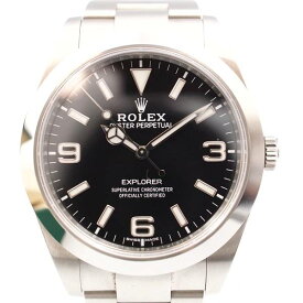 【中古】ROLEX 214270 エクスプローラー 機械式自動巻き ランダム番 2017年頃 ロレックス メンズ ブランド 腕時計 USED-A wtc●