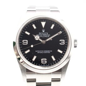 【中古】ROLEX 114270 エクスプローラー 機械式自動巻き フルコマ V番 2010年頃 ロレックス メンズ ブランド 腕時計 USED-SA wtc●