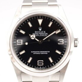 【中古】ROLEX 114270 エクスプローラー 機械式自動巻き P番 2000年頃 ロレックス メンズ ブランド 腕時計 USED-A wtc●