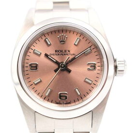 【中古】ROLEX 76080 オイスターパーペチュアル 機械式自動巻き A番 1999年頃 ロレックス レディース ブランド 腕時計 USED-A wtc●