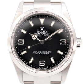 【中古】ROLEX 114270 エクスプローラー 機械式自動巻き フルコマ V番 2009年頃 ロレックス メンズ ブランド 腕時計 USED-A wtc●