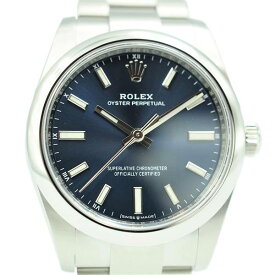 【中古】ROLEX 124200 オイスターパーペチュアル34 機械式自動巻き ランダム番 2021年頃 ロレックス ボーイズ ユニセックス ブランド 腕時計 USED-S wtc●