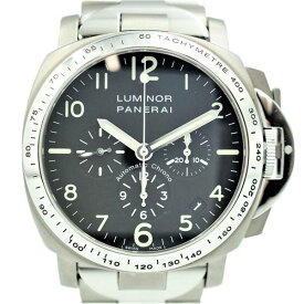【中古】OFFICINE PANERAI PAM00072 ルミノール クロノ エルプリメロ 機械式自動巻き 200m防水 日付表示 クロノグラフ タキメーター シースルーバック エルプリメロムーブメント 2000年頃 オフィチーネ パネライ メンズ ブランド 腕時計 USED-AB wtc●
