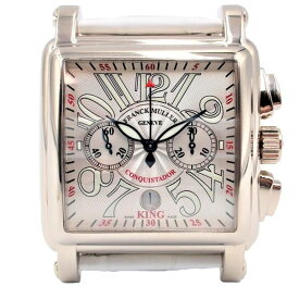 【中古】FRANCK MULLER 10000CC KING コンキスタドール コルテス クロノグラフ キング 機械式自動巻き 日付表示 クロノグラフ フランクミュラー メンズ ブランド 腕時計 USED-SA wtc●