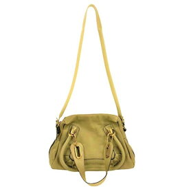 【中古】CHLOE パラティ スモール 2wayバッグ ブラウン系 レザー ショルダー ハンドバッグ バッグ ゴールド クロエ レディース ブランド □□ USED-B