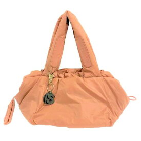 【中古】See By Chloe ハンドバッグ チャーム付き バッグ ピンク シー バイ クロエ レディース ブランド □□ USED-AB