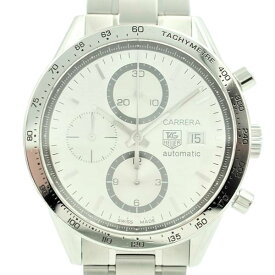 【中古】TAG HEUER CV2017 カレラ 機械式自動巻き 50m防水 日付表示 クロノグラフ タキメーター タグホイヤー メンズ ブランド 腕時計 USED-AB wtc●