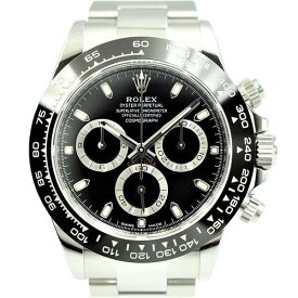 【中古】ROLEX 116500LN コスモグラフ デイトナ 機械式自動巻き 黒文字盤 クロノグラフ タキメーター ランダム番 2020年頃 ロレックス メンズ ブランド 腕時計 USED-S wtc●
