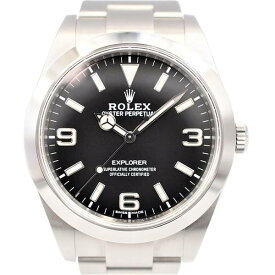 【中古】ROLEX 214270 エクスプローラー 機械式自動巻き ランダム番 2020年頃 ロレックス メンズ ブランド 腕時計 USED-SA wtc●