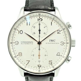 【中古】IWC IW371401 ポルトギーゼ クロノグラフ 機械式自動巻き クロノグラフ アイダブリューシー アイダブルシー インターナショナルウォッチカンパニー メンズ ブランド 腕時計 USED-A wtc●