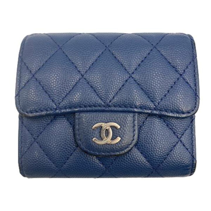 楽天市場】【中古】CHANEL A81900 スモール フラップウォレット 三  