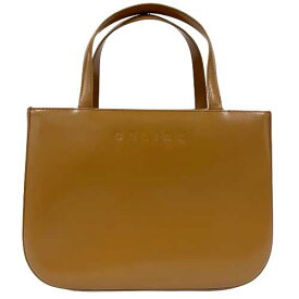 【中古】CELINE 00/2 ハンドバッグ ブラウン 茶色 レザー セリーヌ レディース ブランド □□ USED-A