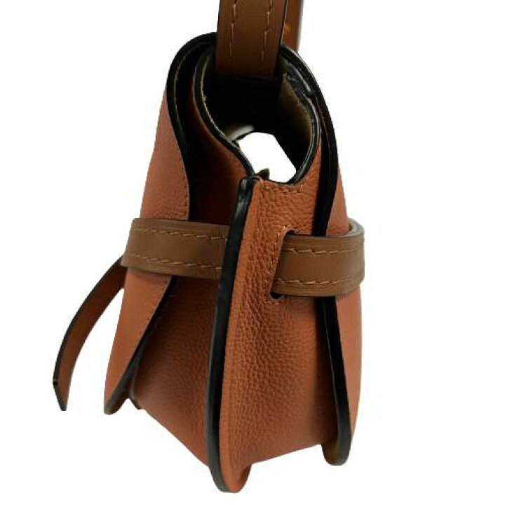 楽天市場】【中古】LOEWE ゲートバッグ スモール オレンジ系 ブラウン 