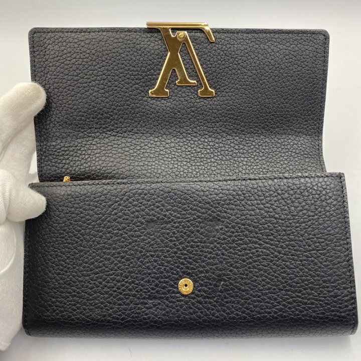楽天市場】ルイヴィトン M61248 ポルトフォイユ・カプシーヌ ノワール  