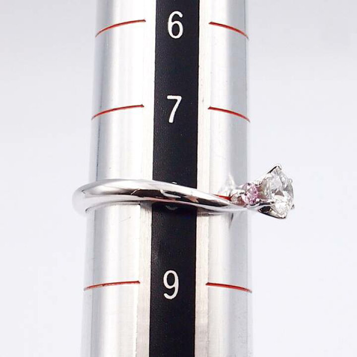 楽天市場】【中古】3粒 ダイヤモンド リング D 0.289ct/PD 0.06ct 8号 