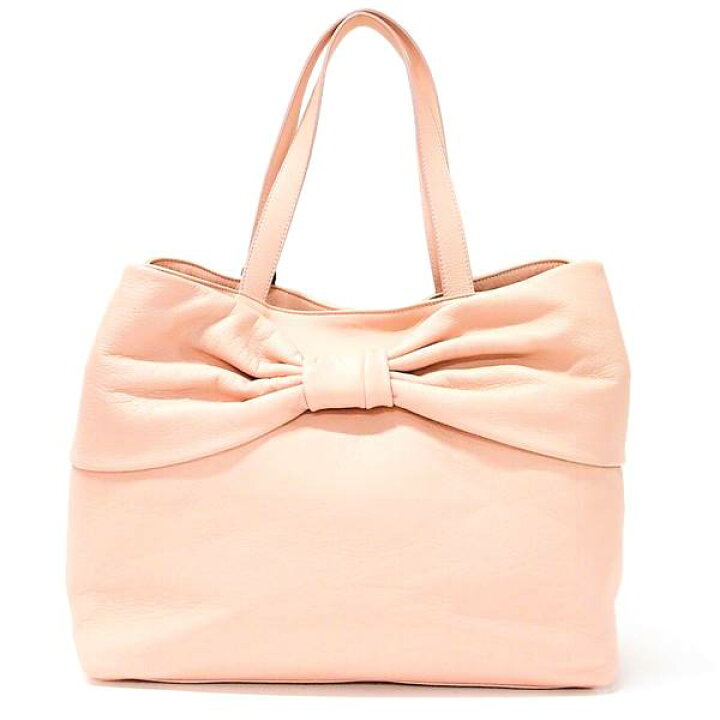 楽天市場】【中古】RED Valentino リボン トートバッグ ライトピンク 