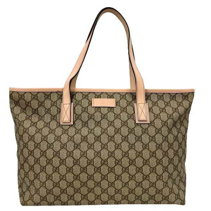 楽天市場】GUCCI グッチ 211137 GGスプリーム トートバッグ ピンク 