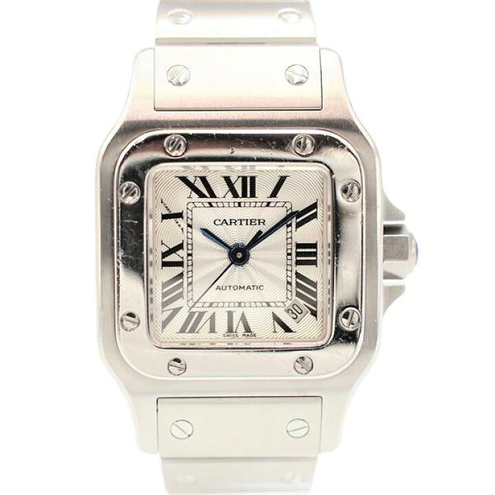 楽天市場】【中古】CARTIER W20054D6 サントス ガルベ SM 機械式自動  