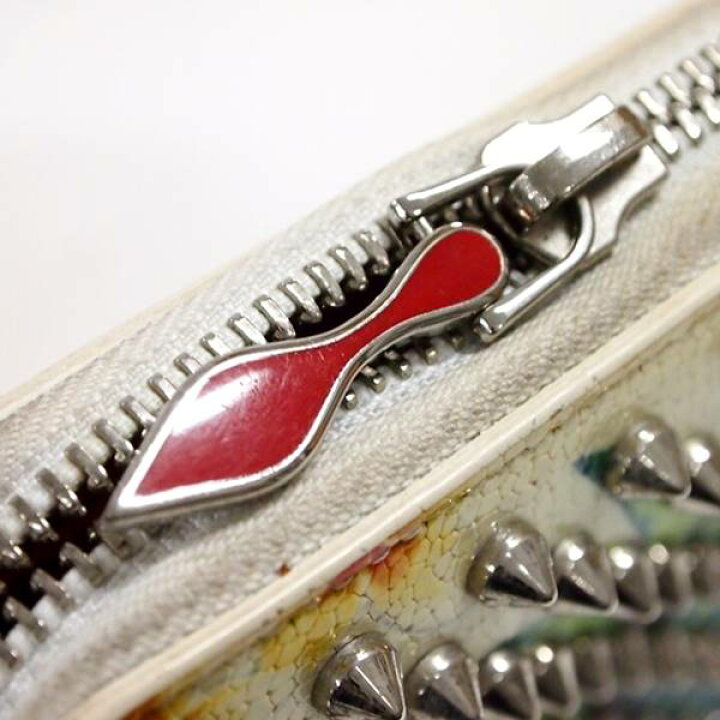 楽天市場】【中古】CHRISTIAN LOUBOUTIN 1165145 W PANETTONE WALLET 