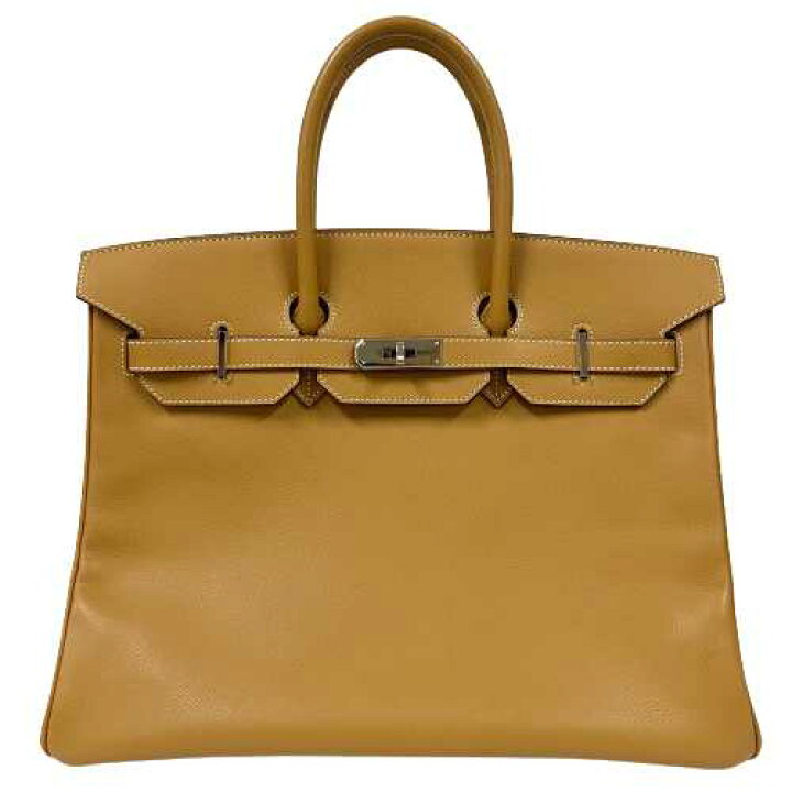 楽天市場】HERMES バーキン35 エプソン ゴールド ナチュラル シルバー 