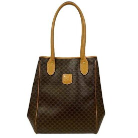 CELINE セリーヌ トートバッグ マカダム柄 □□USED-B