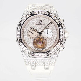 AUDEMARS PIGUET オーデマ ピゲ 26116BC.ZZ.D002CR.01 ロイヤルオーク クロノグラフ トゥールビヨン バゲットダイヤ □□USED-SA