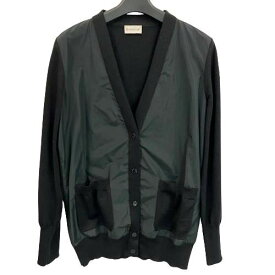 MONCLER モンクレール F20939B71700 カーディガン XS ブラック ナイロン レディース □□ USED-A