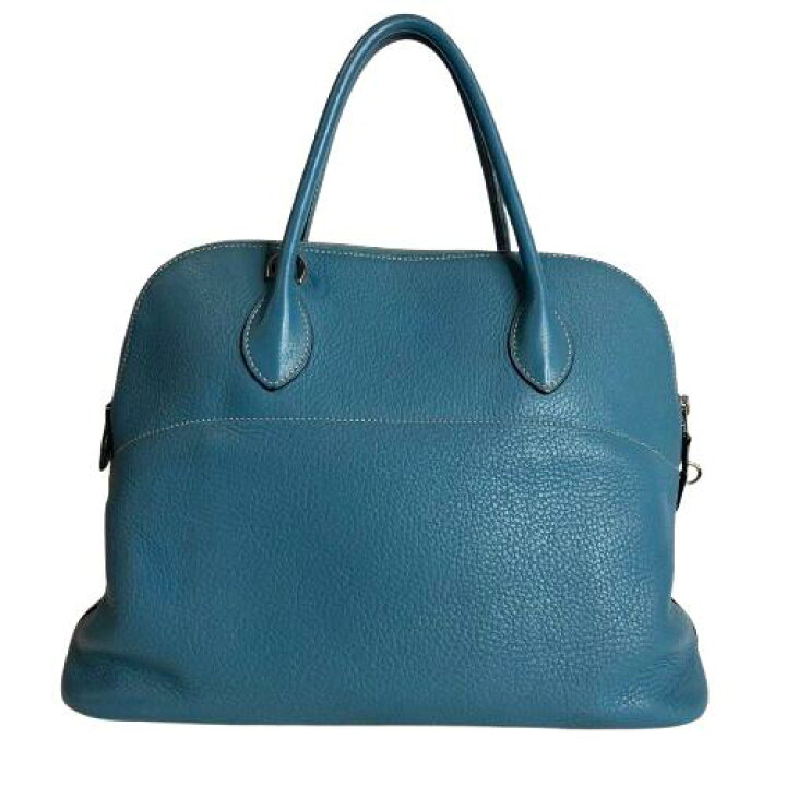 楽天市場】HERMES エルメス ボリード 35 トリヨン クレマンス ブルー 