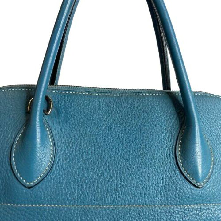 楽天市場】HERMES エルメス ボリード 35 トリヨン クレマンス ブルー 