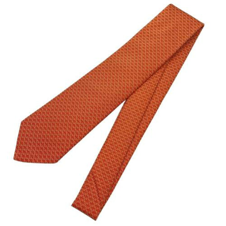 楽天市場】HERMES エルメス ネクタイ オレンジ系 □□ USED-S : かん 