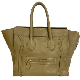 CELINE ラゲージ ミニ ショッパー ブラウン系 □□USED-B