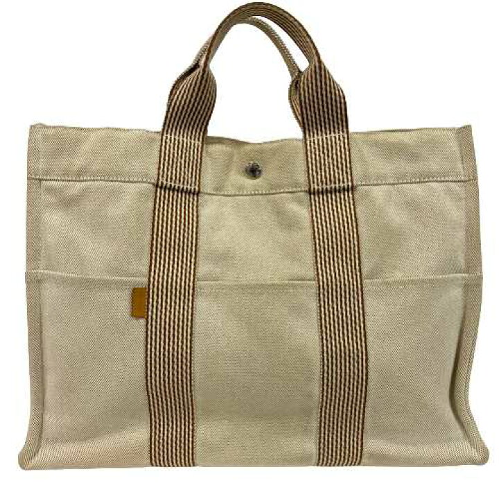楽天市場】HERMES ニューフールトゥ MM ハンドバッグ トートバッグ 