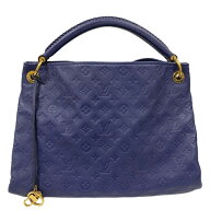LOUIS VUITTON ルイヴィトン M40790 アーツィーMM モノグラムアンプラント ブルー ネイビー □□USED-B