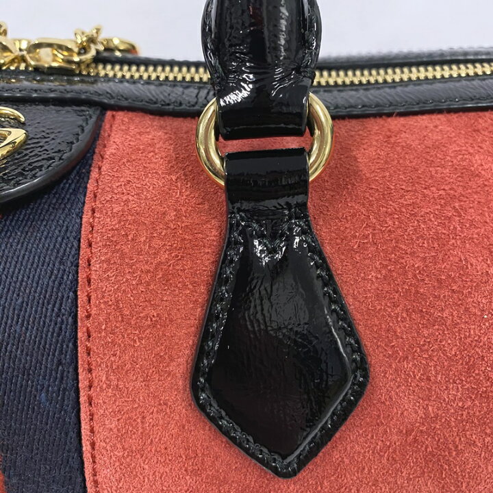 楽天市場】【中古】GUCCI 524532 2wayバッグ 赤 スエード レッド 