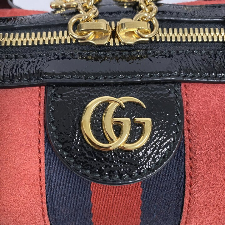 楽天市場】【中古】GUCCI 524532 2wayバッグ 赤 スエード レッド 