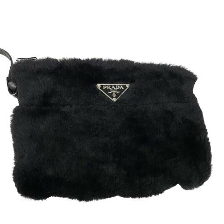 楽天市場】【中古】PRADA 1BG374 トートバッグ シアリング シープ 